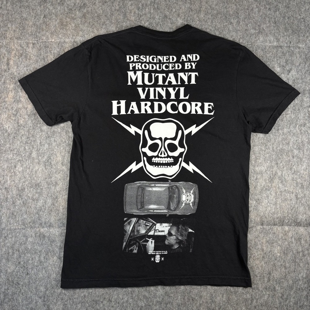 Mutant Vinyl Hardcore T-Shirt Men's Medium MVH Black Short Sleeve‎ Band Tee